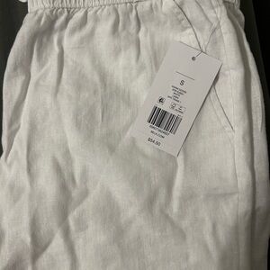 White Linen Pants
